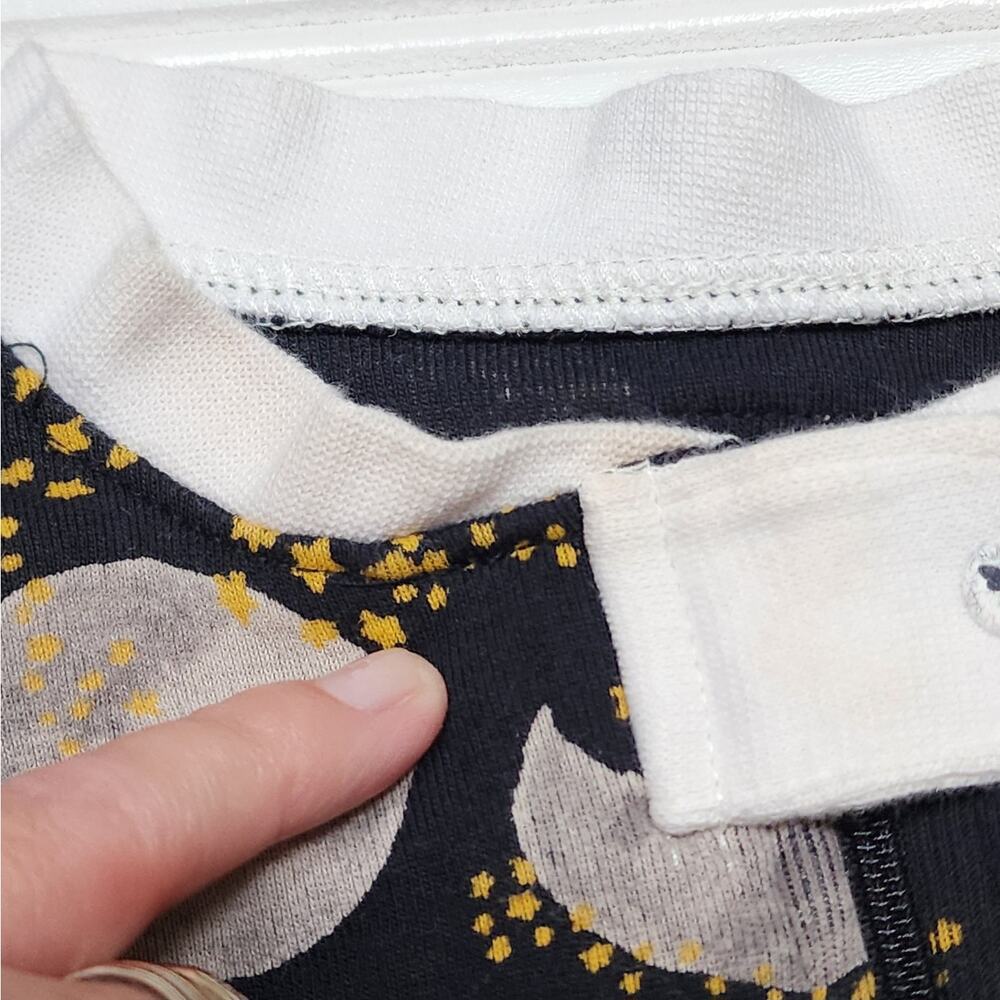 Burts Bees Moon & Stars Sleeper/Pajamas - Picture 6 of 7